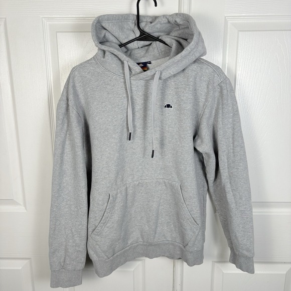 Ellesse Other - Ellesse Men's Hoodie Sweatshirt Size 95/L Gray Cotton Pullover Jumper